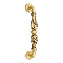 Ручка скоба Venezia "FLORENCE" 310мм (260мм) D1 французское золото + коричневый