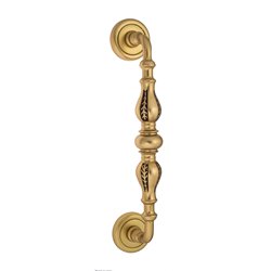 Ручка скоба Venezia "GIFESTION" 280мм (230мм) D1 французское золото + коричневый