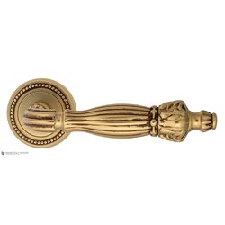 Дверная ручка Venezia "OLIMPO" D3 французское золото + коричневый