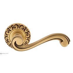 Дверная ручка Venezia "VIVALDI" D4 французское золото + коричневый