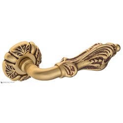 Дверная ручка Venezia "FLORENCE" D5 французcкое золото + коричневый