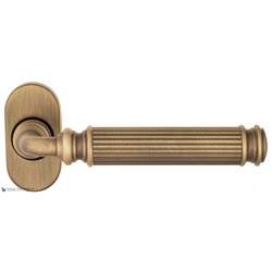 Дверная ручка для профильных дверей Venezia "MOSCA" EP матовая бронза