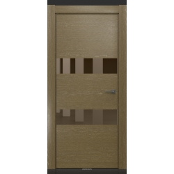 RADA Межкомнатные двери X-Line исполнение 4 ДО1 Mokko ice (Мокко айс) 11 (бронзовое зеркало)