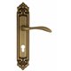 Дверная ручка Venezia "ALESSANDRA" CYL на планке PL96 матовая бронза
