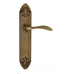 Дверная ручка Venezia "ALESSANDRA" на планке PL90 матовая бронза