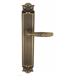 Дверная ручка Venezia "ANGELINA" на планке PL97 матовая бронза