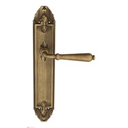 Дверная ручка Venezia "CLASSIC" на планке PL90 матовая бронза
