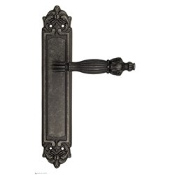 Дверная ручка Venezia "OLIMPO" на планке PL96 античное серебро