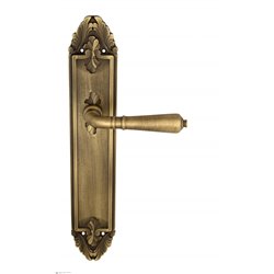 Дверная ручка Venezia "VIGNOLE" на планке PL90 матовая бронза
