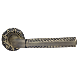 Ручка дверная Леон бронза античная матовая