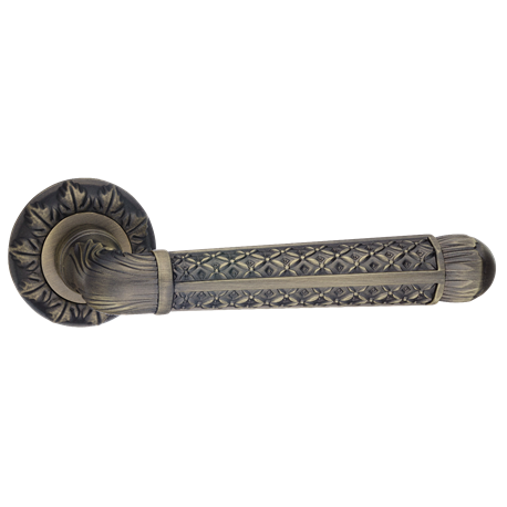 Ручка дверная Альбино бронза античная матовая