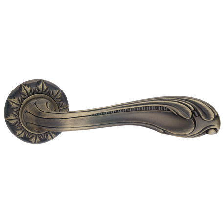 Ручка дверная Фабриано бронза античная матовая